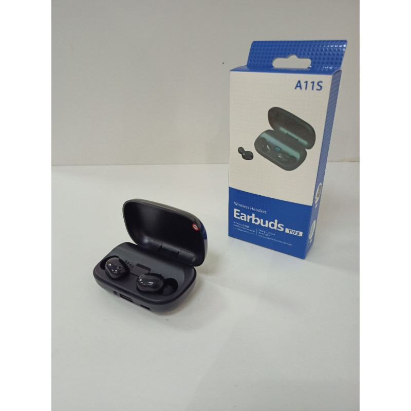 .Наушники Беспроводные Внутриканальные No name Earbuds A11S экран
