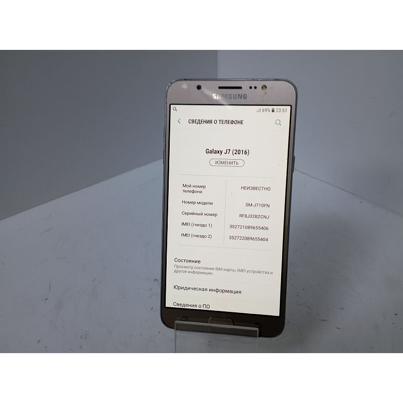 Мобильный телефон Samsung Galaxy J7 (2016) SM-J710FN 2/16 GB            
            б/у