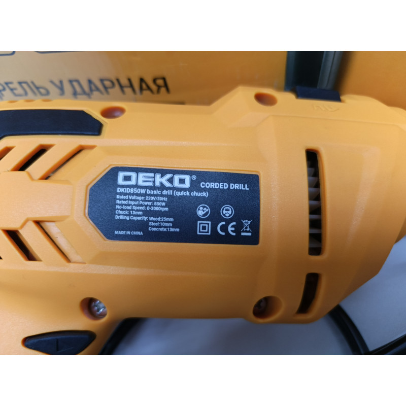 Дрель DEKO DKID850W