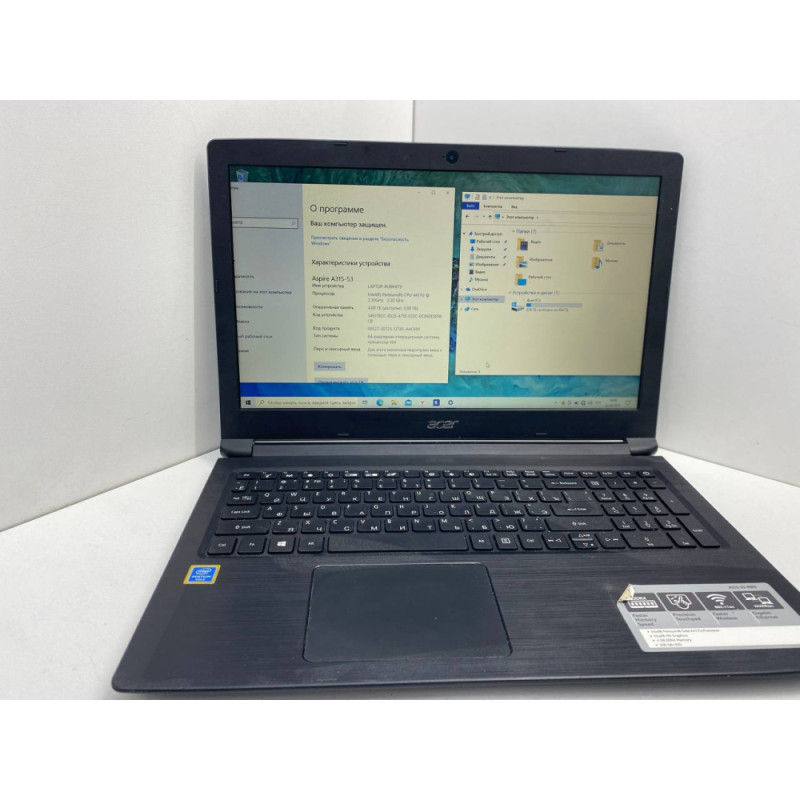 Ноутбук Acer. Aspire 3 A315-53-P8FK            
            б/у