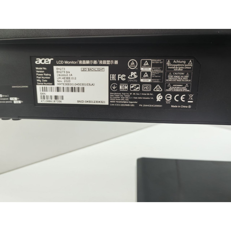Мониторы Acer EH273 BIX            
            б/у