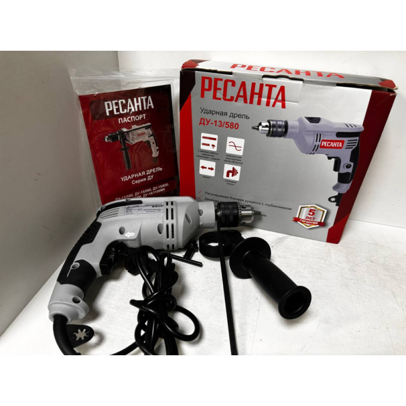 Дрель Ресанта ДУ-13/580            
            б/у