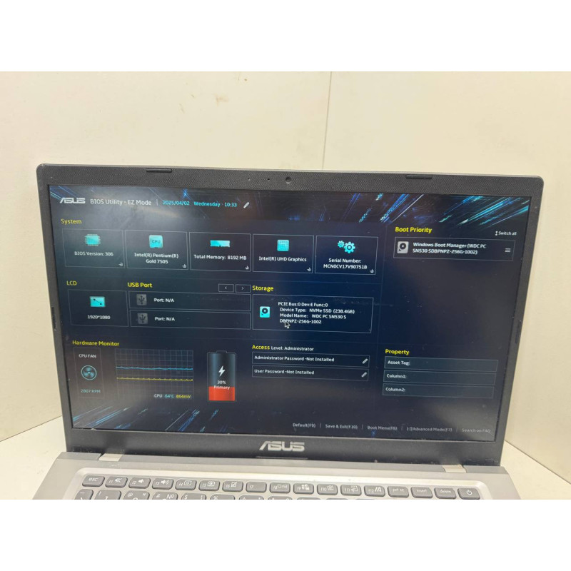 Ноутбук ASUS Laptop 14 F415EA-EB736            
            б/у