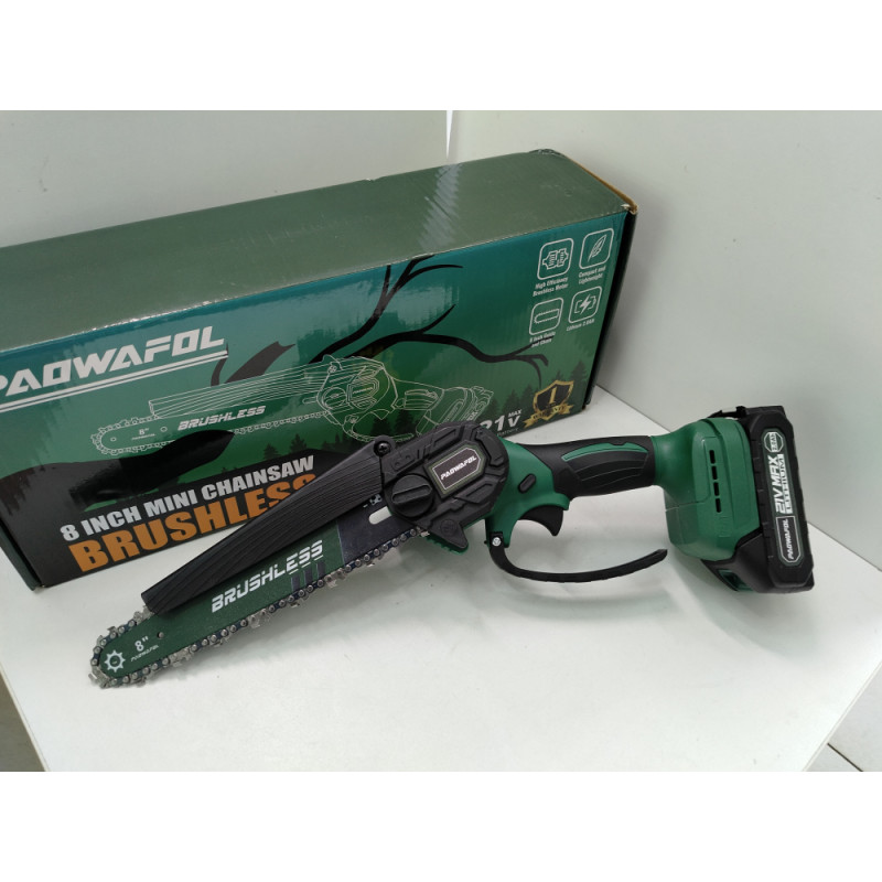 Аккумуляторная цепная пила Paowafol Chainsaw 8BL