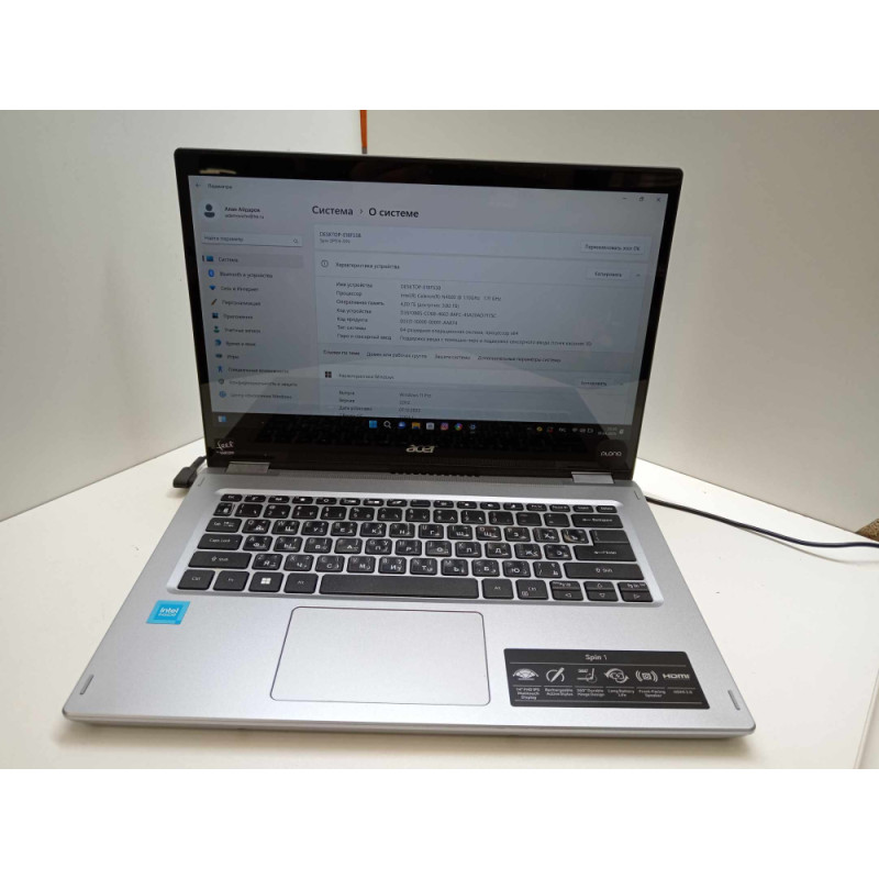 Ноутбук Acer. Spin 1 SP114-31            
            б/у
