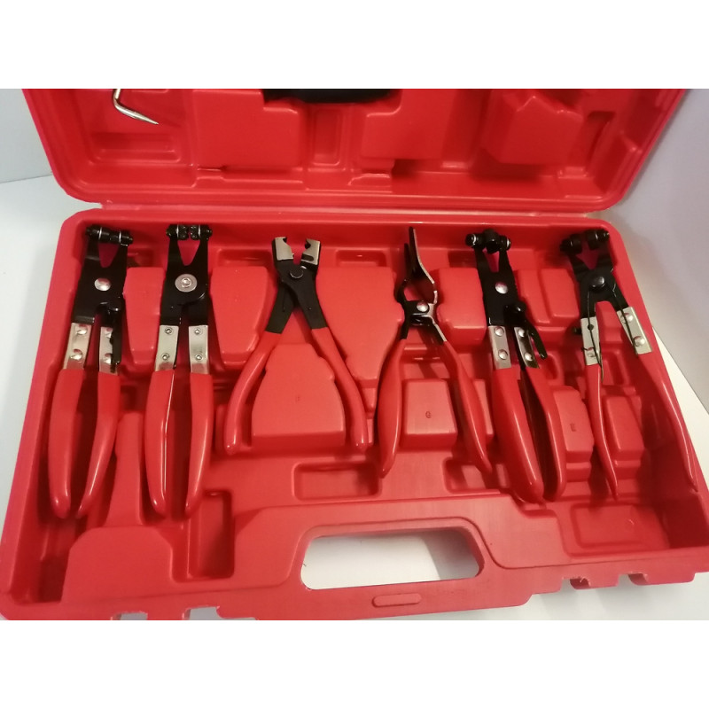 Клещи для снятия хомутов WIEDERKRAFT WDK-214690 (9пр)            
            б/у