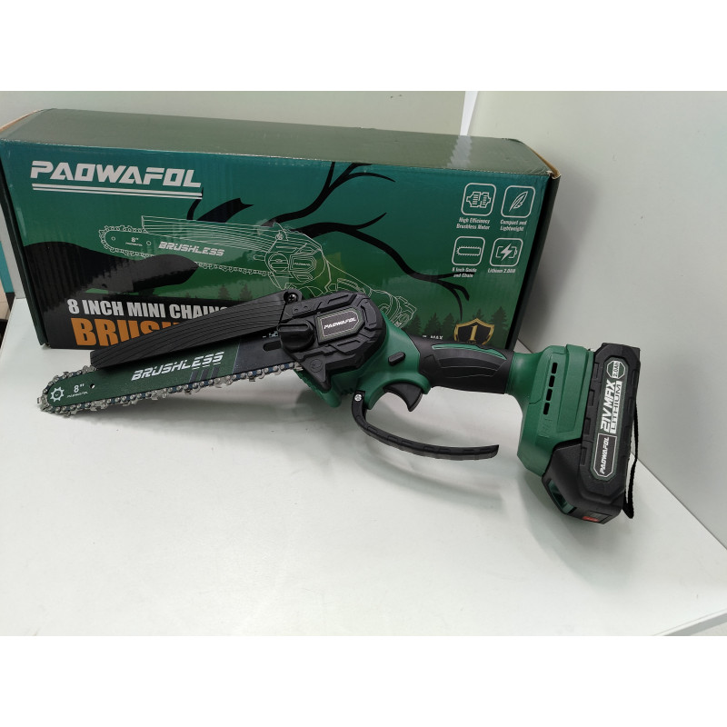 Аккумуляторная цепная пила Paowafol Chainsaw 8BL