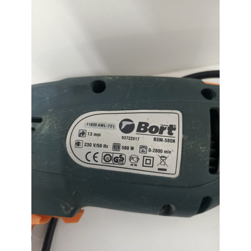 Дрель Bort BSM-580N            
            б/у