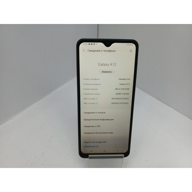 Мобильный телефон Samsung Galaxy A12 4/64 GB            
            б/у