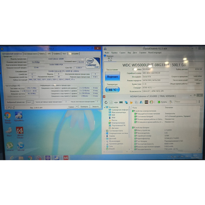 Ноутбук Lenovo G 580            
            б/у