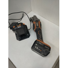 Аккумуляторная болгарка AEG BEWS18-125BL            
            б/у