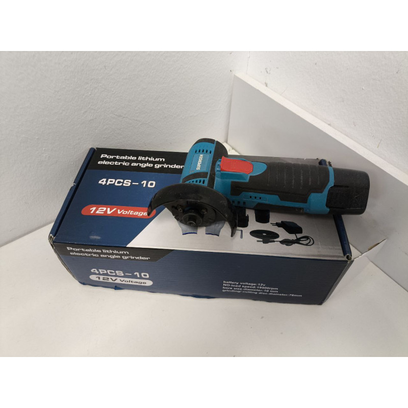 Аккумуляторная болгарка SUPER GEN 4PCS-10            
            б/у