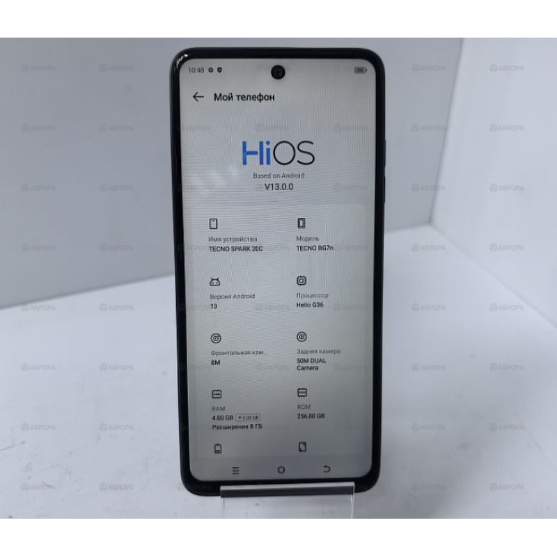 Мобильный телефон Tecno Spark 20C 8/128 GB            
            б/у