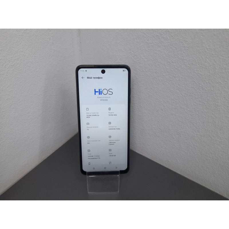Мобильный телефон Tecno Spark Go 2024 4/128 GB            
            б/у