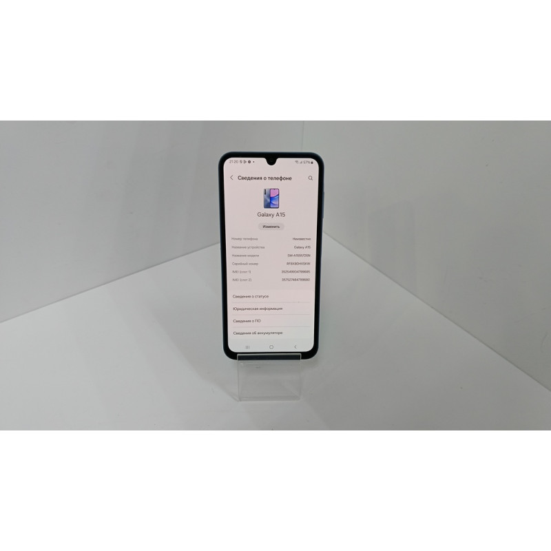 Мобильный телефон Samsung Galaxy A15 4/128 GB            
            б/у