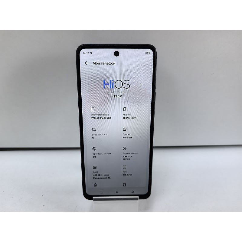 Мобильный телефон Tecno Spark 20C 4/256 GB            
            б/у