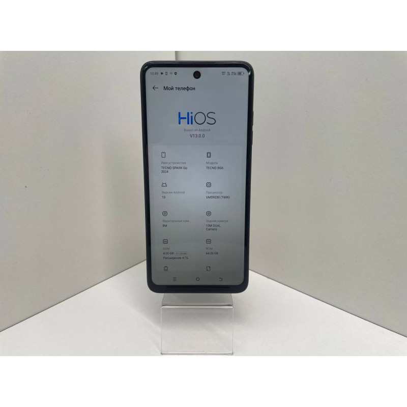Мобильный телефон Tecno Spark Go 2023 4/64 GB            
            б/у