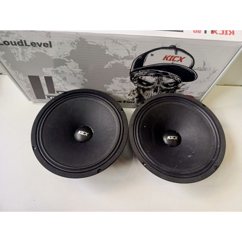 Колонки автомобильные Kicx LL80 VER.3            
            б/у