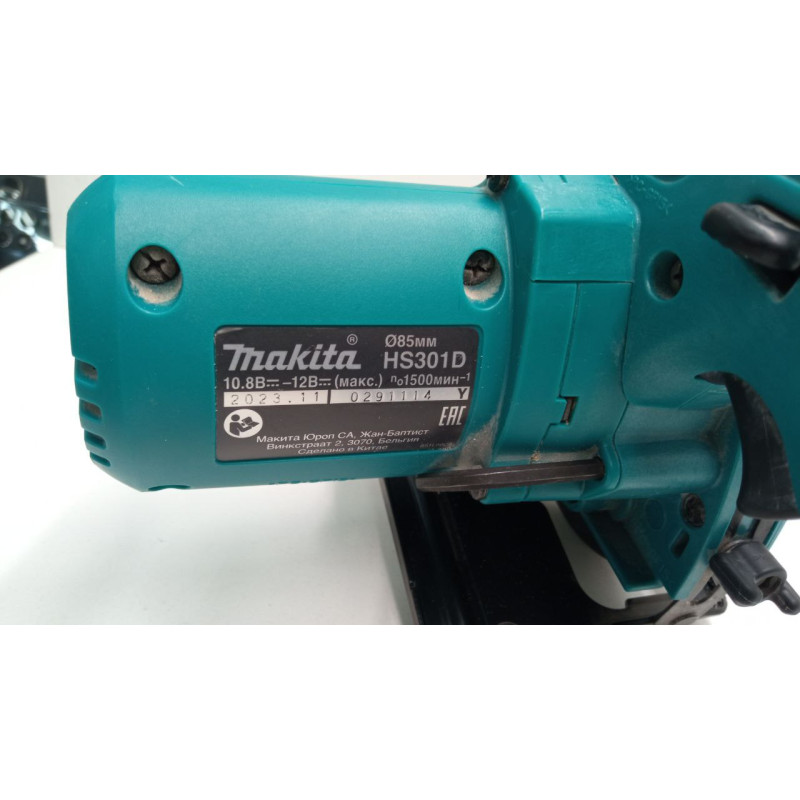 Аккумуляторная дисковая пила Makita HS301D            
            б/у