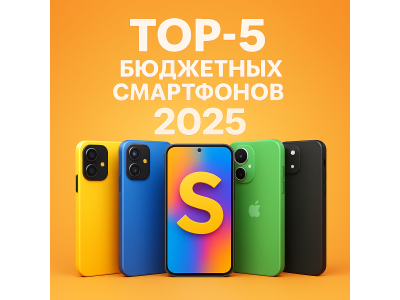 Топ-5 бюджетных смартфонов 2025 года — выбираем недорогой, но мощный